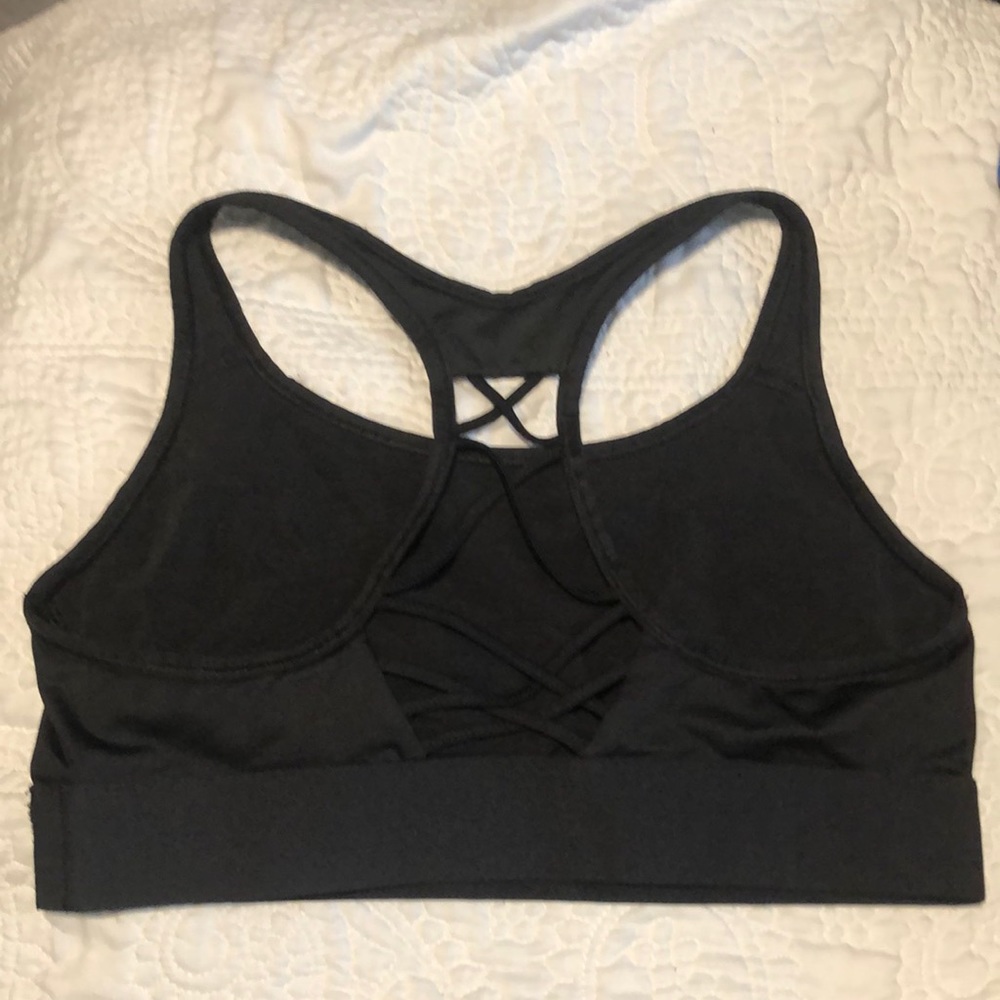 Victoria’s Secret Black Sports Bra, L, NWOT